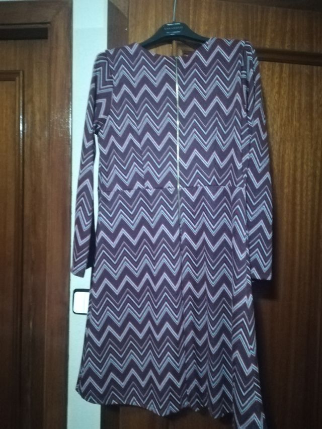 vestido estilo vintage, manga ancha