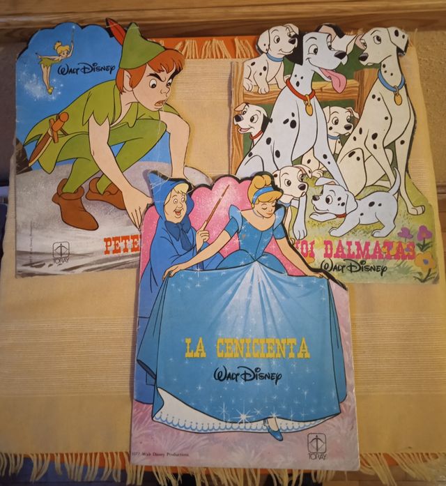 Cuentos troquelados Disney,años 70 