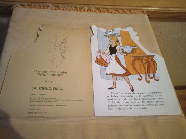 Cuentos troquelados Disney,años 70 