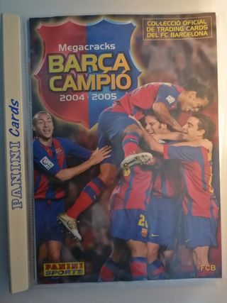 ALBUM Y CROMOS BARÇA CAMPIÓ  2004 2005