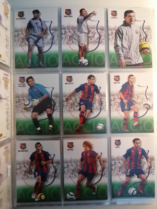 ALBUM Y CROMOS BARÇA CAMPIÓ  2004 2005