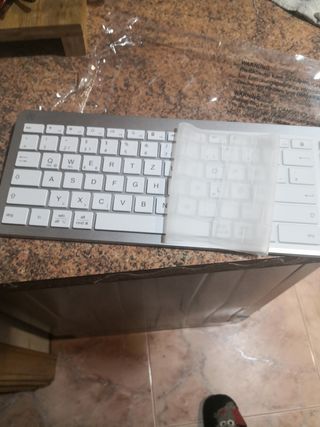 teclado inalámbrico,con protector de teclado
