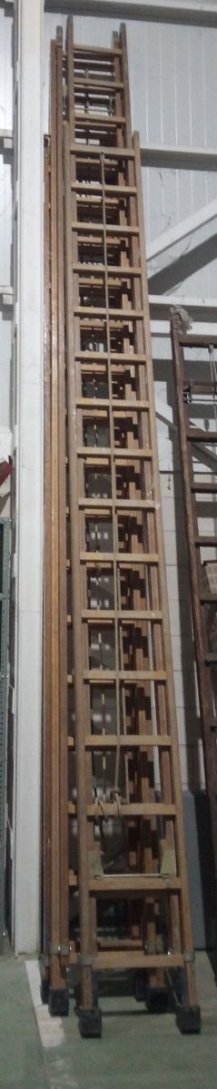 escalera madera extensible