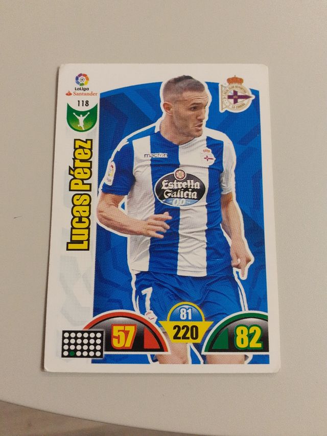 Cromo Lucas Perez temporada 17/18