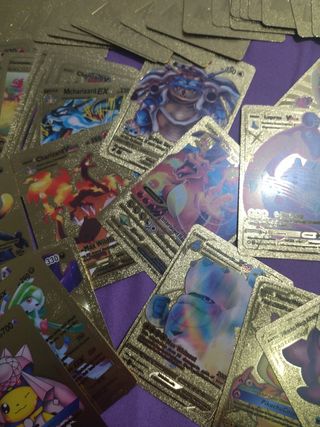 Cartas Pokemon doradas nuevas