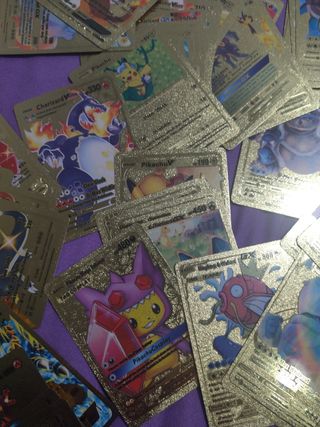Cartas Pokemon doradas nuevas