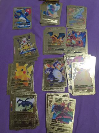 Cartas Pokemon doradas nuevas