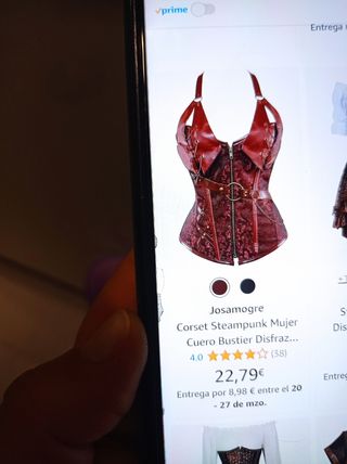 corset nuevo a esteno