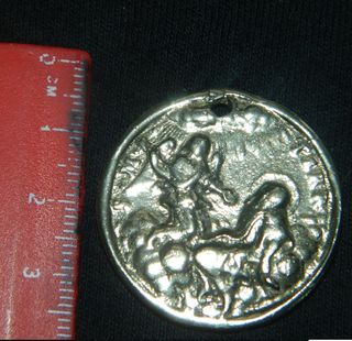 Medalla Siglo XVII religiosa San Jose Jesus Niño