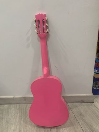 Guitarra clásica niños rosa