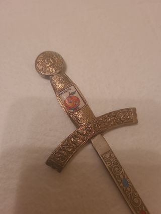 Mini espada Naranjito mundial fútbol 1982