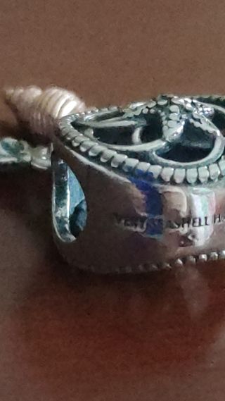 Charm de pulsera atrapasueños de mar plata 925 mls