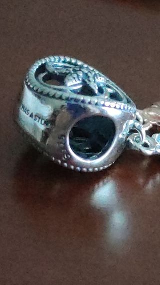 Charm de pulsera atrapasueños de mar plata 925 mls