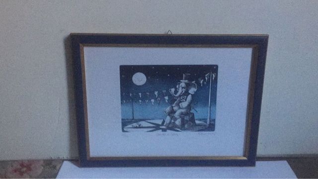 Piero Mocci Incisione 25x35 n.10/30 C/cornice