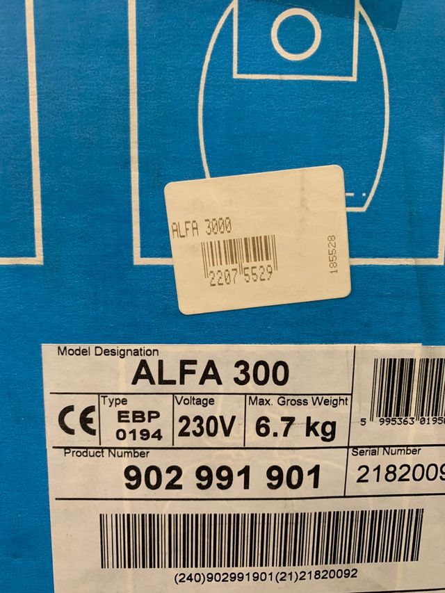 Alfatec Alfa 300 aspirapolvere