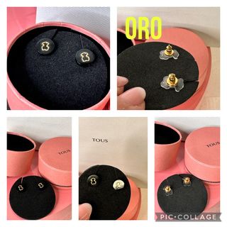 PENDIENTES TOUS SILUETA OSO ORO 750