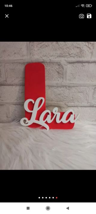 CARTELES LETRA INICIAL Y NOMBRE