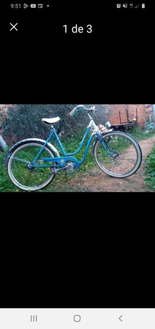 bicicleta clasica d varilla infantil. r 20p