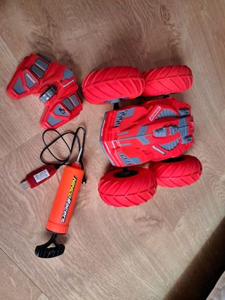 Ninco NincoRacers - Aquabound 2 | Coche Teledirigido Anfibio y Reversible | Coche Radiocontrol Todoterreno por mar y Tierra | Neumáticos inflables | Coche Control Remoto a Partir de 6 años (NH93144