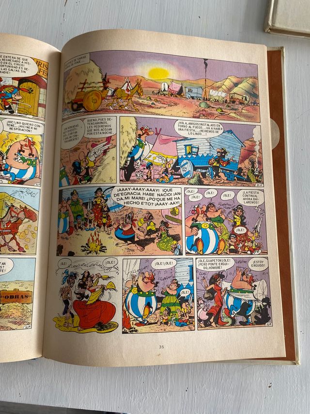Una aventura de Asterix 4 y 14. Originales de 1980