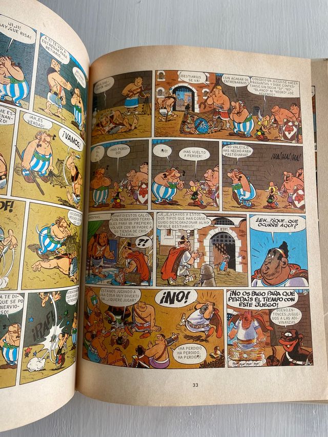 Una aventura de Asterix 4 y 14. Originales de 1980