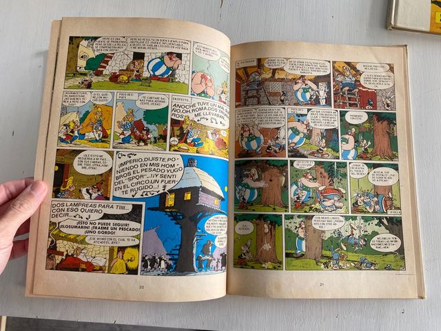 Una aventura de Asterix 4 y 14. Originales de 1980