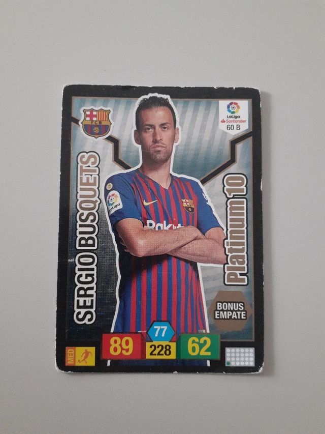 Cromo Busquets año 18/19
