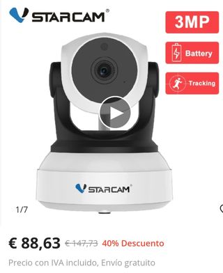Cámara video vigilancia ios/android