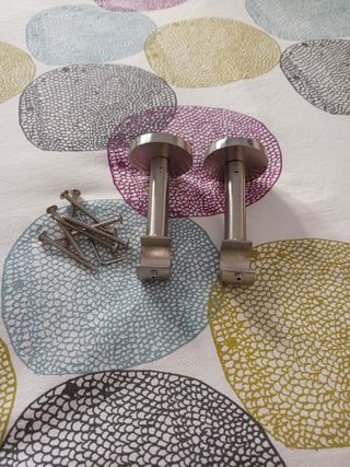 Cortinas con barra y todo lo necesario para instal