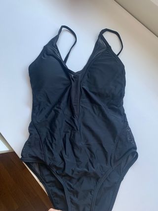 Bañador negro Mango