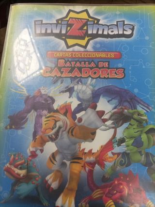 album Invizimals cartas coleccionables 