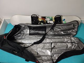 Tabla de Snow con fijaciones Burton + bolsa