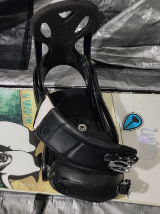 Tabla de Snow con fijaciones Burton + bolsa