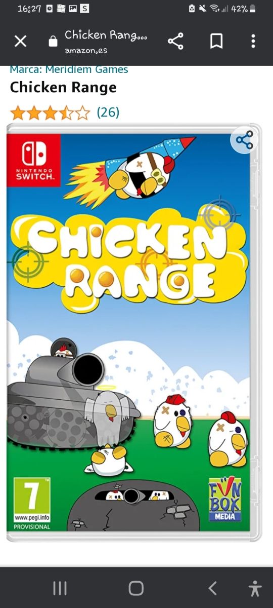 Chicken Range nintendo switch juego