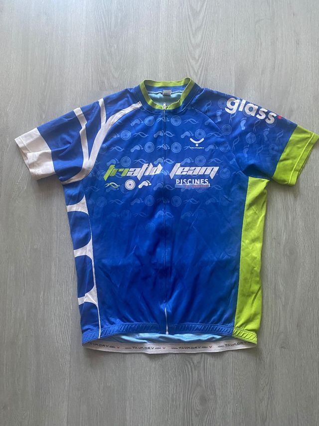 Maillot manga corta de ciclismo talla L
