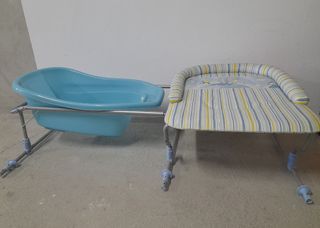 Bañera y cambiador bebé