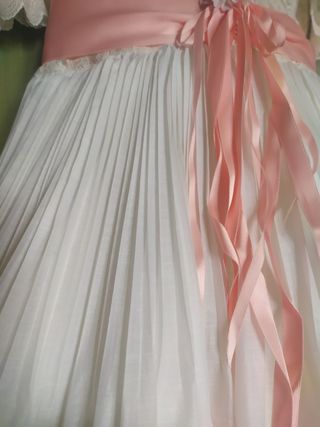vestido comunion hecho a mano