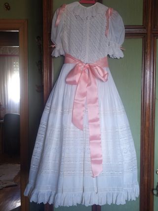 vestido comunion hecho a mano