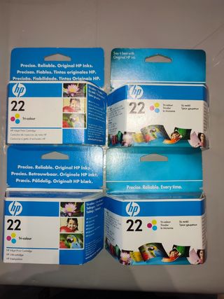 2 Cartucce Originali HP 22