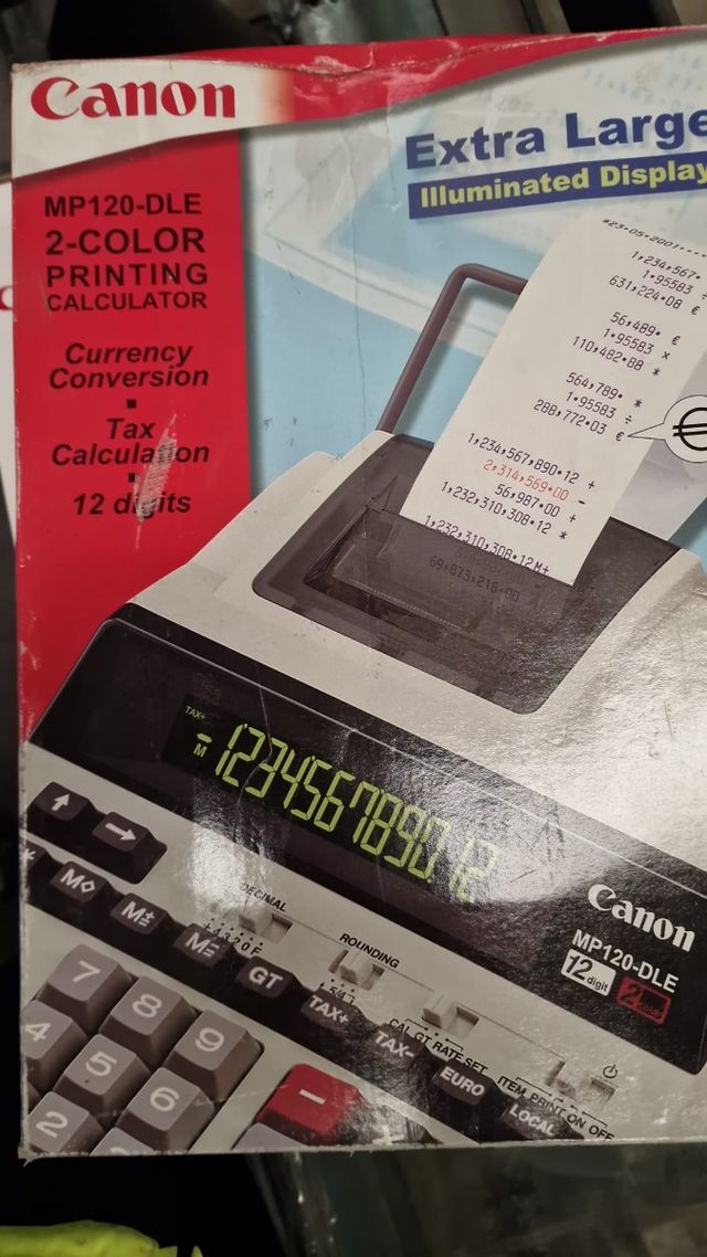 color printing calculator canon mp120