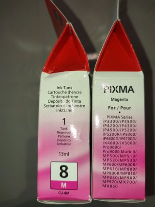 2 Cartucce Originali Canon CLI-8M