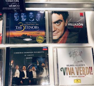 15 CDs cantantes ópera- Pavarotti, Villazon,Scholl