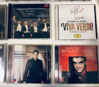15 CDs cantantes ópera- Pavarotti, Villazon,Scholl