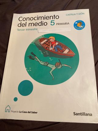 Libro Conocimiento del medio 5 primaria Santillana