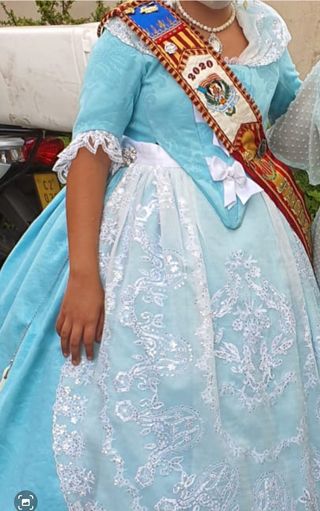 vestido fallera completo 