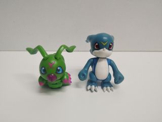 Digimon Veemon y Wormmon Bandai 2000