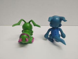Digimon Veemon y Wormmon Bandai 2000