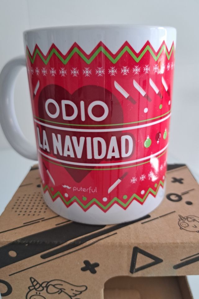 Taza odio la Navidad, de Puterful.