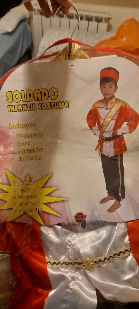 Disfraz de soldado