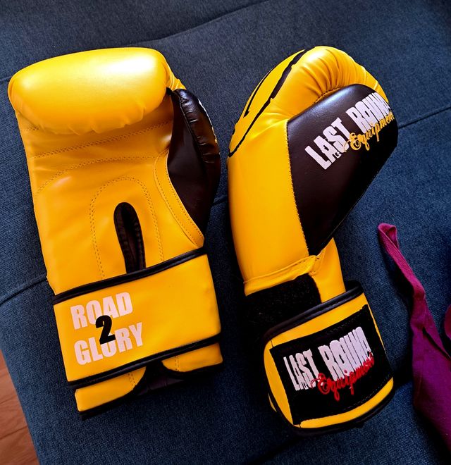 Guantes de boxeo.